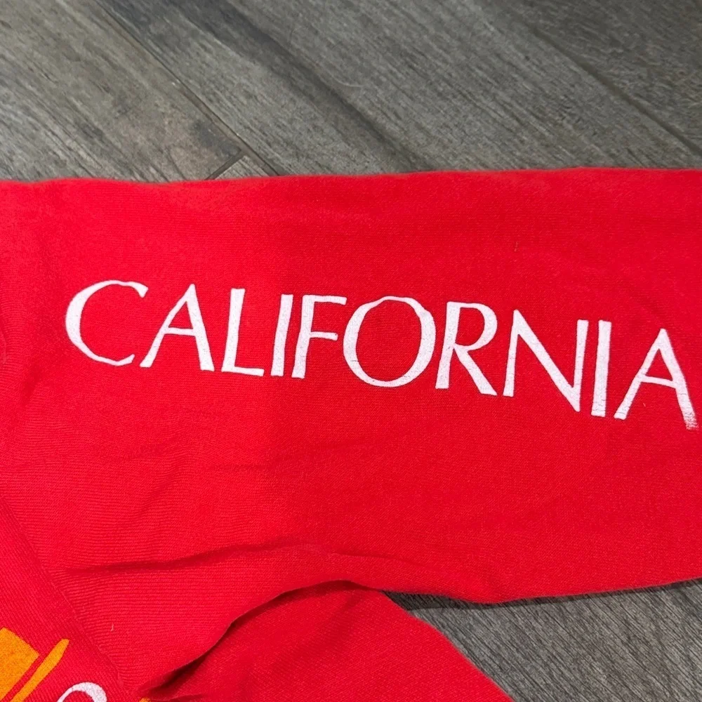 Vintage 1980s Hanes Red San Francisco California Crewneck Sweater